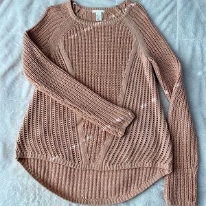 H&M beige/blush sweater